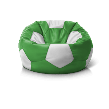 Крісло м''яч Green + White' від виробника — безкаркасні меблі з доставкою по всій Україні.